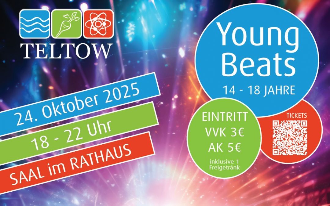 Jugend im Neonfieber – Teltow feiert die erste Jugenddisco im Rathaus!