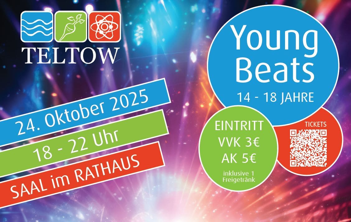 Jugend im Neonfieber – Teltow feiert die erste Jugenddisco im Rathaus!