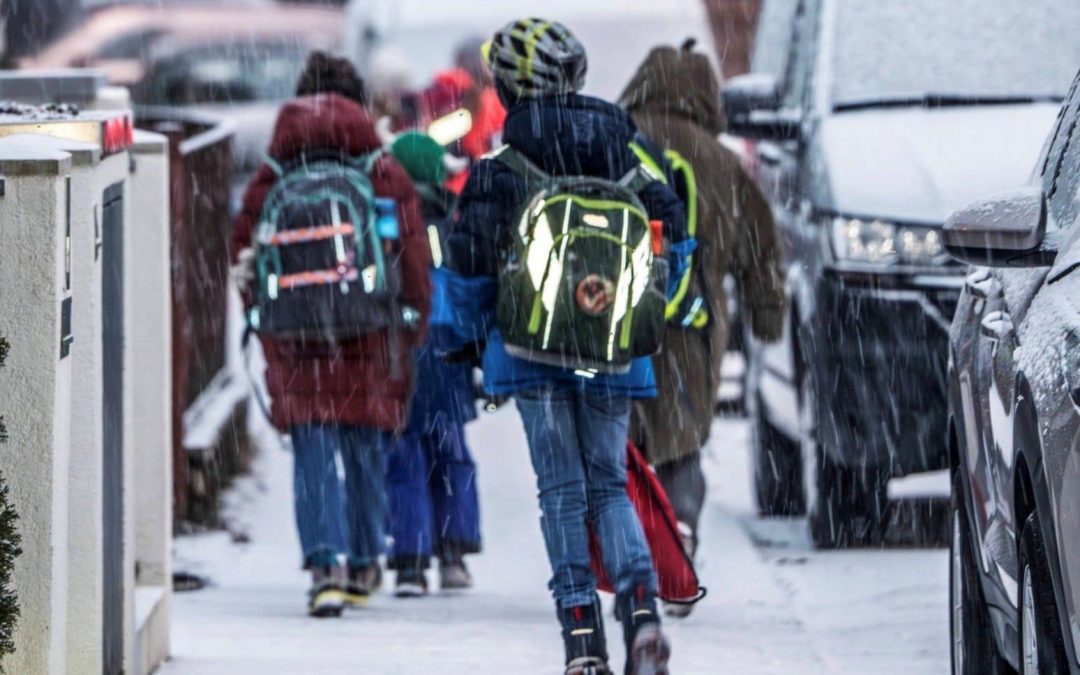 Aktuelle Wetterlage: Schulen bleiben geöffnet – Eltern entscheiden über den Schulbesuch